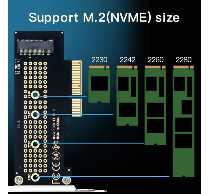 Плата-адаптер Fenvi SSD-X4