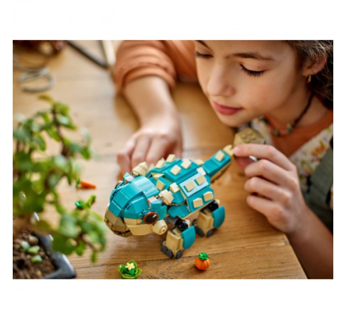 LEGO Конструктор LEGO Jurassic World Малюк Бампі: Анкілозавр (76962)