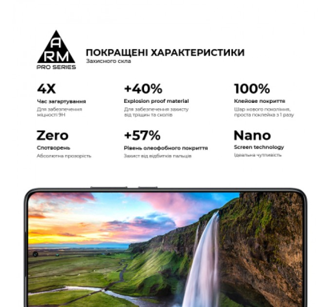 Armorstandart Скло захисне Armorstandart Pro Xiaomi 14T / 14T Pro Black (ARM79330)