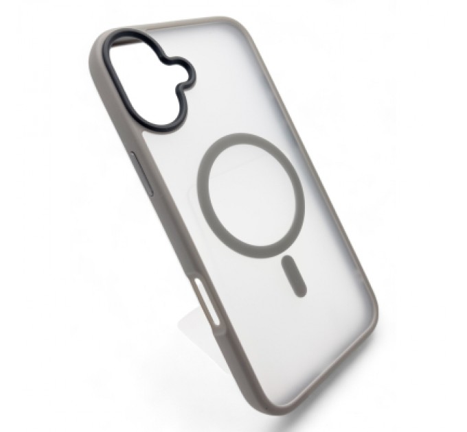 BeCover Чохол до мобільного телефона BeCover Metal Buttons Case (MagSafe) для Apple iPhone 16 Gray (712092)