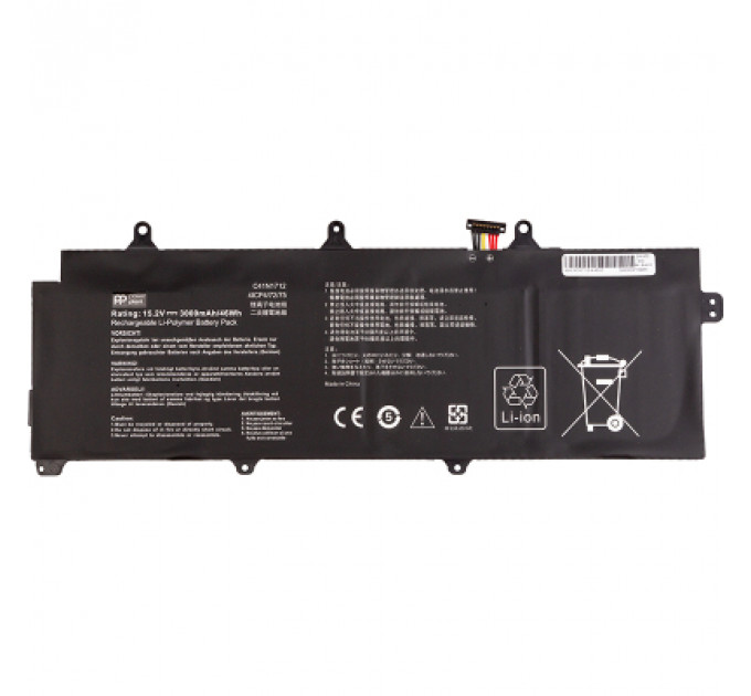 Акумулятор до ноутбука ASUS ROG Zephyrus (C41N1712) 15.2V 3000mAh PowerPlant (NB431908)