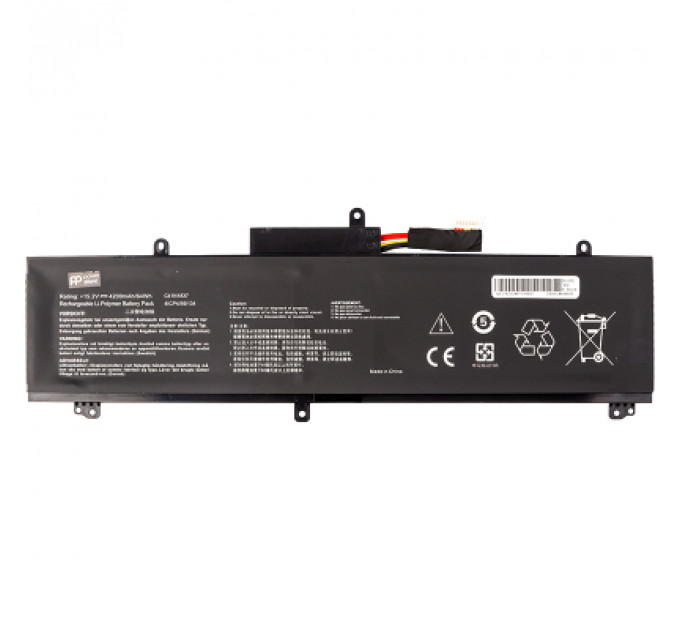 Акумулятор до ноутбука ASUS Rog Zephyrus GA502D (C41N1837) 15.2V 4200mAh PowerPlant (NB432073)