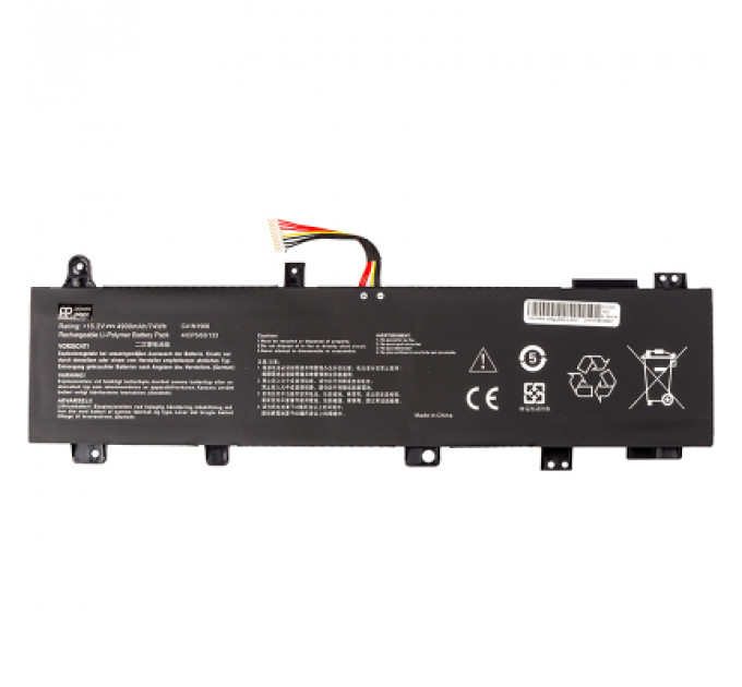 Акумулятор до ноутбука ASUS TUF Gaming F15 FX506 (C41N1906) 15.2V 4900mAh PowerPlant (NB432103)