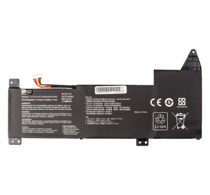 Акумулятор до ноутбука ASUS VivoBook 15 K570ZD (B31N1723) 11.4V 4150mAh PowerPlant (NB432066)