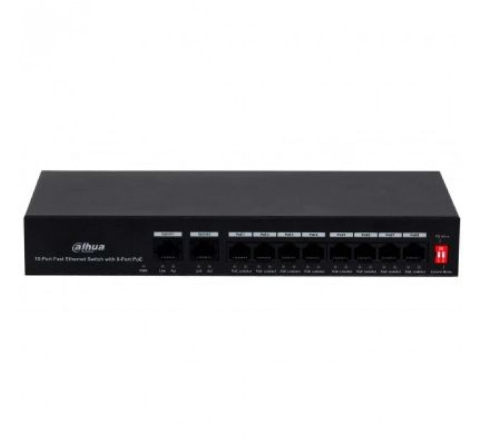 Комутатор мережевий Dahua DH-PFS3010-8ET-65