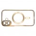 BeCover Чохол до мобільного телефона BeCover TPU Chrome Case (MagSafe) для Apple iPhone 16 Plus Gold (712076)