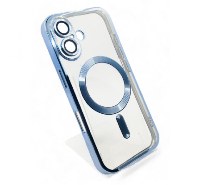 BeCover Чохол до мобільного телефона BeCover TPU Chrome Case (MagSafe) для Apple iPhone 16 Plus Sierra Blue (712077)