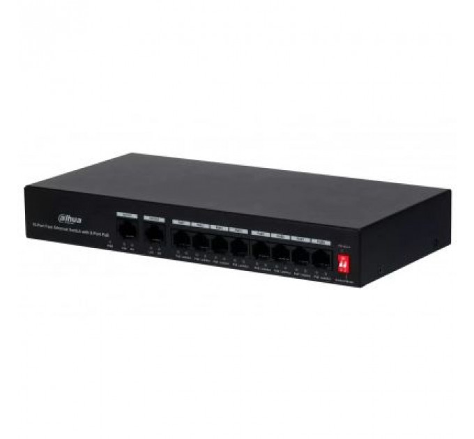 Комутатор мережевий Dahua DH-PFS3010-8ET-65