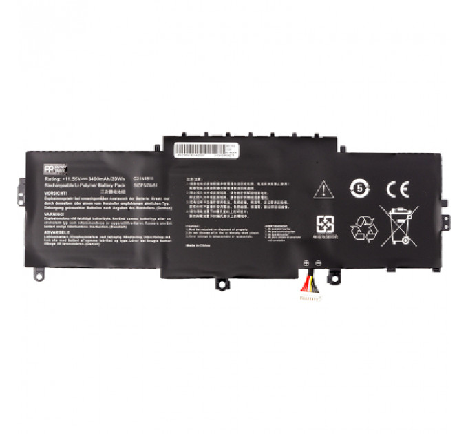 Акумулятор до ноутбука ASUS ZenBook 14 (C31N1811) 11.55V 3400mA PowerPlant (NB431991)