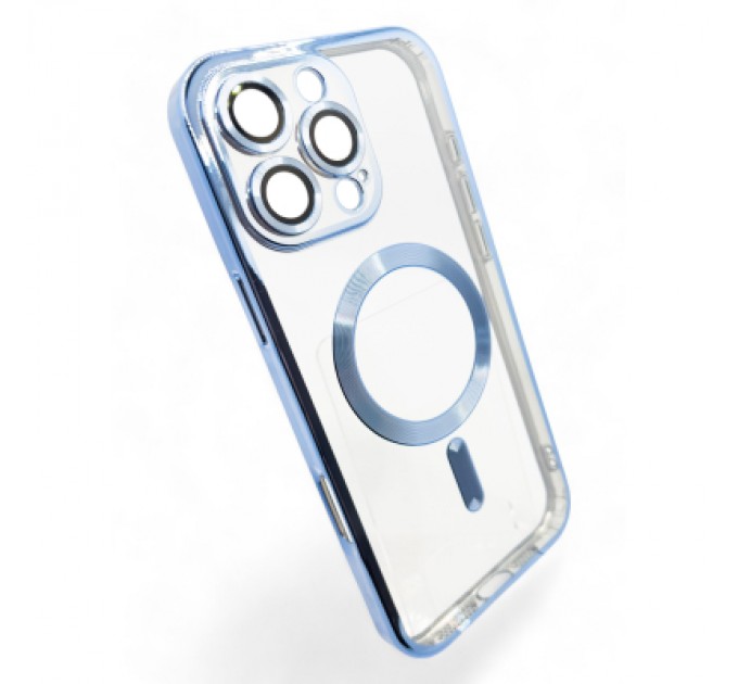 BeCover Чохол до мобільного телефона BeCover TPU Chrome Case (MagSafe) для Apple iPhone 16 Pro Max Sierra Blue (712087)