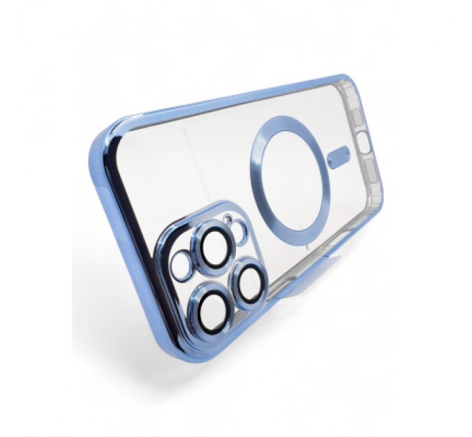 BeCover Чохол до мобільного телефона BeCover TPU Chrome Case (MagSafe) для Apple iPhone 16 Pro Sierra Blue (712082)