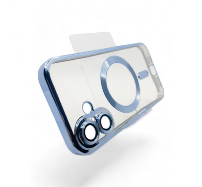 BeCover Чохол до мобільного телефона BeCover TPU Chrome Case (MagSafe) для Apple iPhone 16 Sierra Blue (712072)