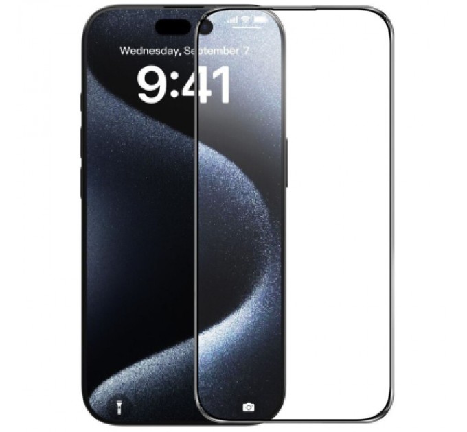 BeCover Скло захисне BeCover Apple iPhone 16 Plus Black (712123)