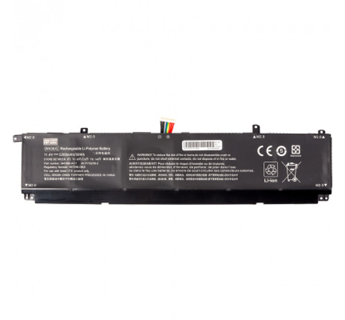 Акумулятор до ноутбука HP 7 Series 17-CK (WK06) 11.4V 5200mAh PowerPlant (NB462414)