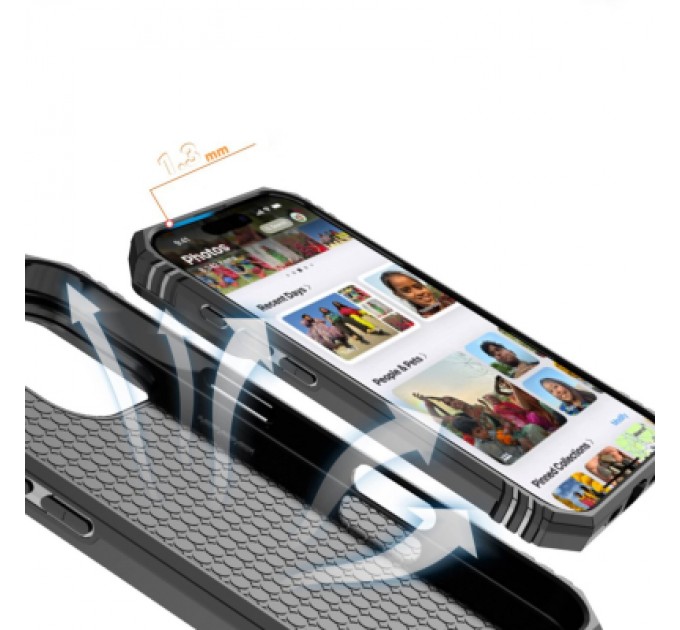 BeCover Чохол до мобільного телефона BeCover Military Apple iPhone 16 Plus Black (712154)