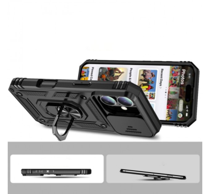 BeCover Чохол до мобільного телефона BeCover Military Apple iPhone 16 Plus Black (712154)