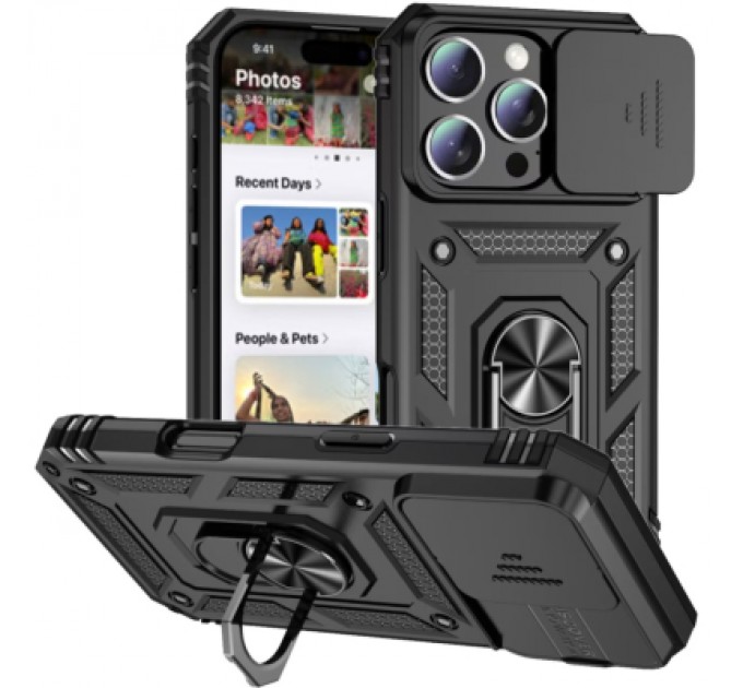 BeCover Чохол до мобільного телефона BeCover Military Apple iPhone 16 Pro Black (712155)