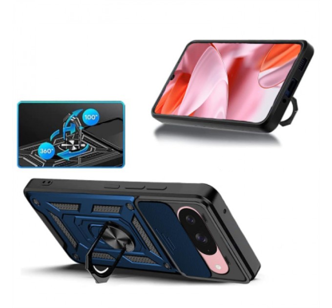 Чохол до мобільного телефона BeCover Military Google Pixel 9 Blue (712185)