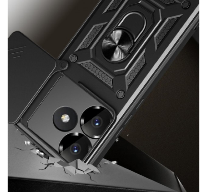 BeCover Чохол до мобільного телефона BeCover Military Poco F6 Black (712165)