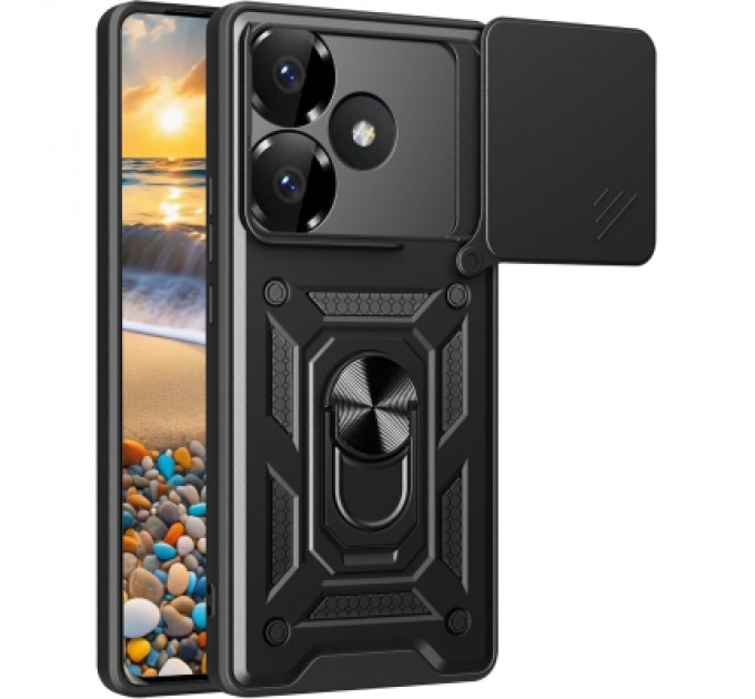 BeCover Чохол до мобільного телефона BeCover Military Poco F6 Black (712165)