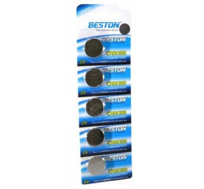 Beston Батарейка Beston CR-2032 225mAh Lithium * 5 (AAB1826)