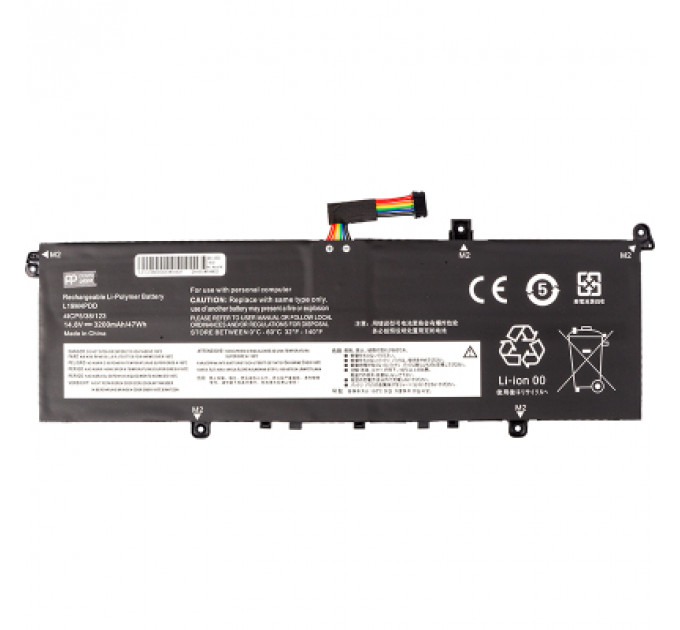 Акумулятор до ноутбука LENOVO ThinkBook 13s ITL (L19M4PDD) 14.8V 3200mAh PowerPlant (NB482498)