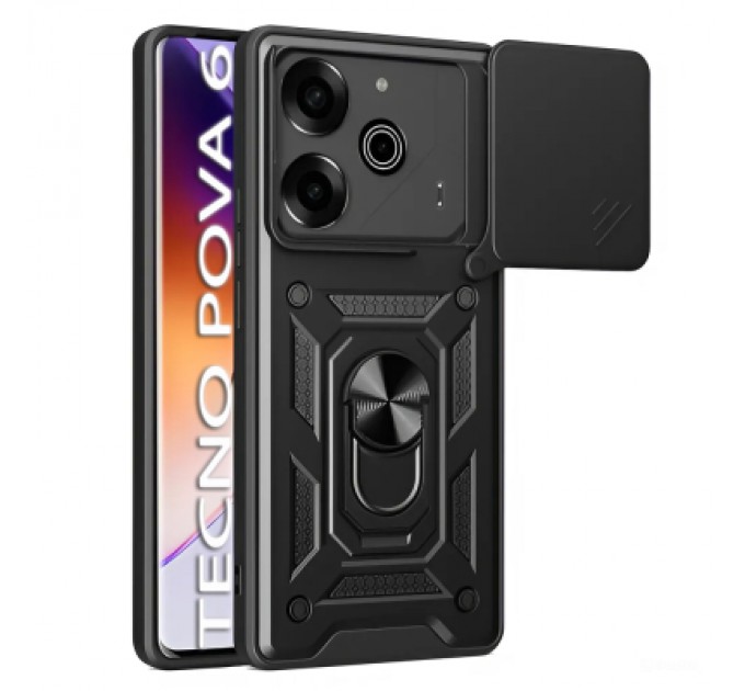BeCover Чохол до мобільного телефона BeCover Military Tecno POVA 6 (LI7) Black (712167)