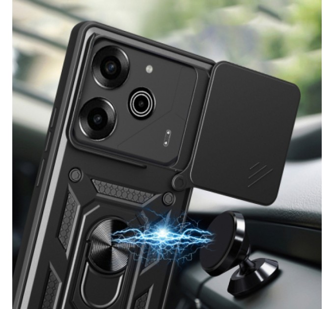 BeCover Чохол до мобільного телефона BeCover Military Tecno POVA 6 (LI7) Black (712167)