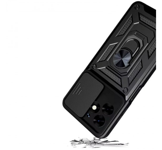 BeCover Чохол до мобільного телефона BeCover Military Tecno Spark 20 (KJ5n) Black (712168)
