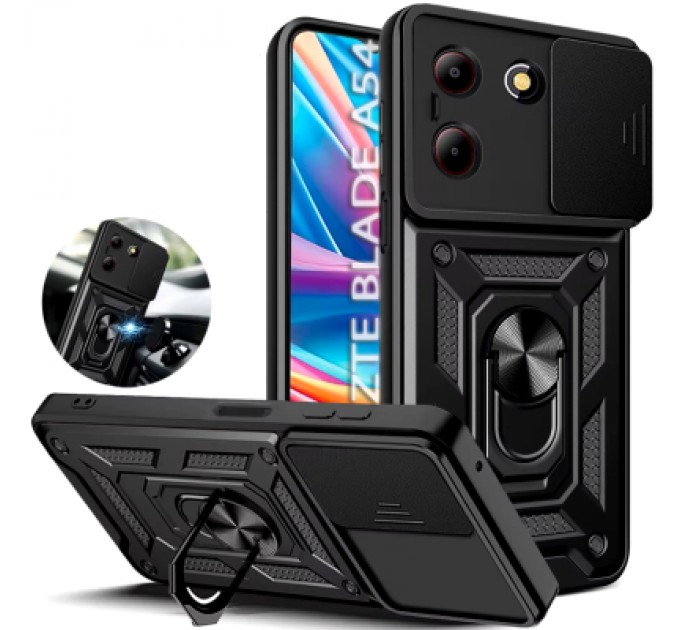 BeCover Чохол до мобільного телефона BeCover Military ZTE Blade A54 Black (712172)