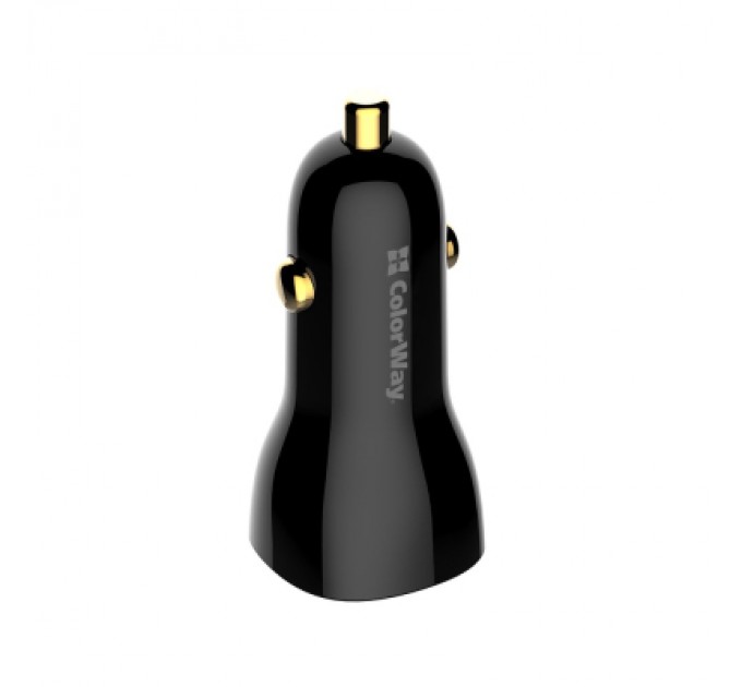 ColorWay Зарядний пристрій ColorWay PowerDelivery PPS USB (USB-A + USB-C) (60W) Black (CW-CHA046PD-BK)