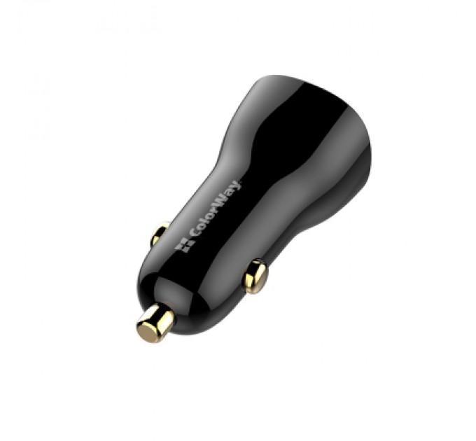 ColorWay Зарядний пристрій ColorWay PowerDelivery PPS USB (USB-A + USB-C) (60W) Black (CW-CHA046PD-BK)