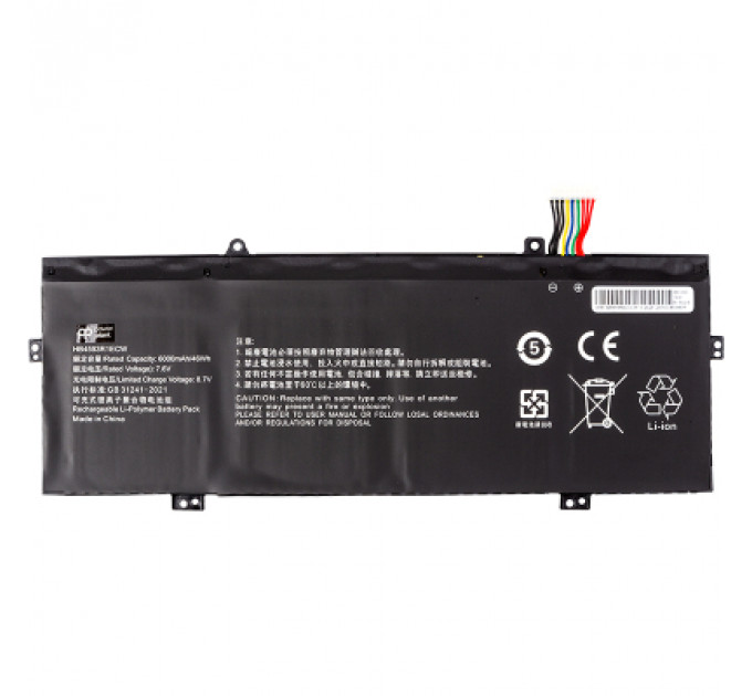 Акумулятор до ноутбука HUAWEI Matebook 14" KPL-W00 (HB4593R1ECW) 7.6V 6000mAh PowerPlant (NB400157)