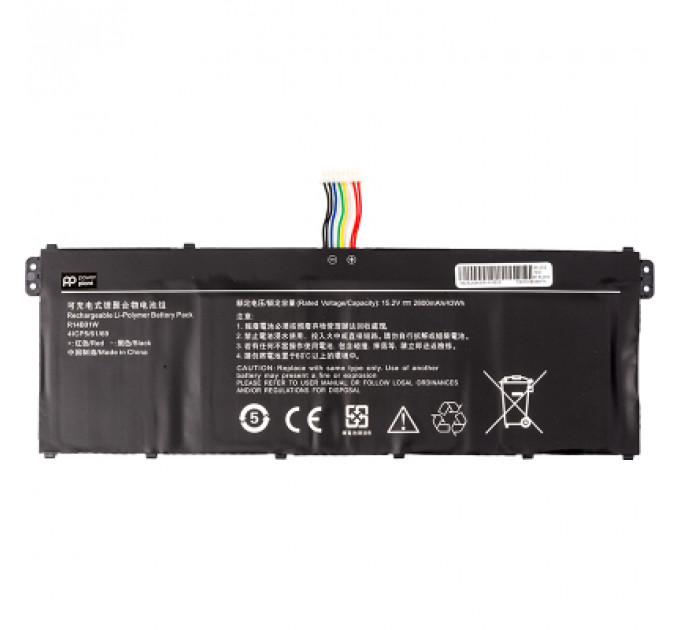 Акумулятор до ноутбука Xiaomi Mi RedmiBook 14 (R14B01W) 15.2V 2800mAh PowerPlant (NB530069)