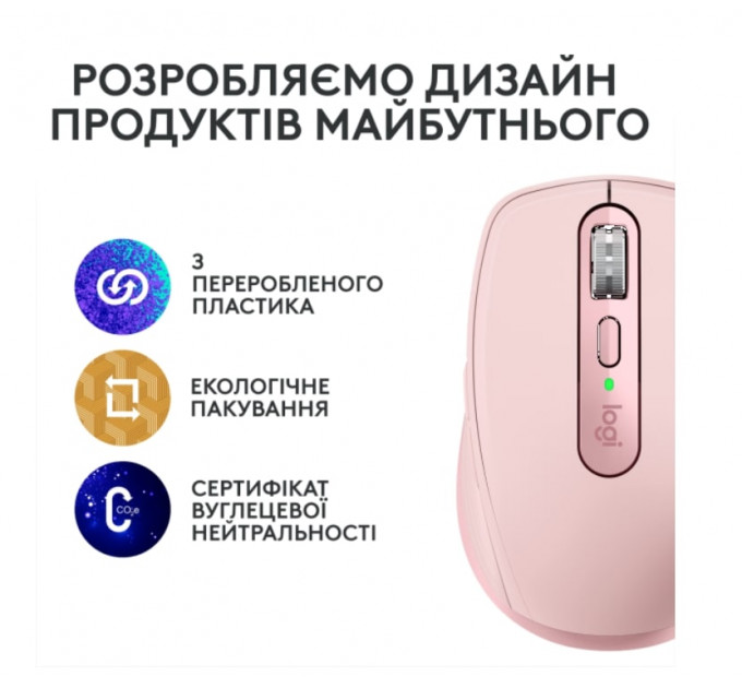 Миша бездротова Logitech MX Anywhere 3S Rose (910-006931)