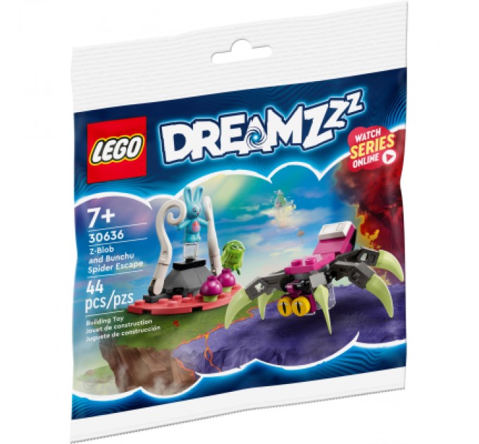 LEGO Конструктор LEGO DREAMZzz Втеча Зет-Блоб і Бунчу від павука (30636)