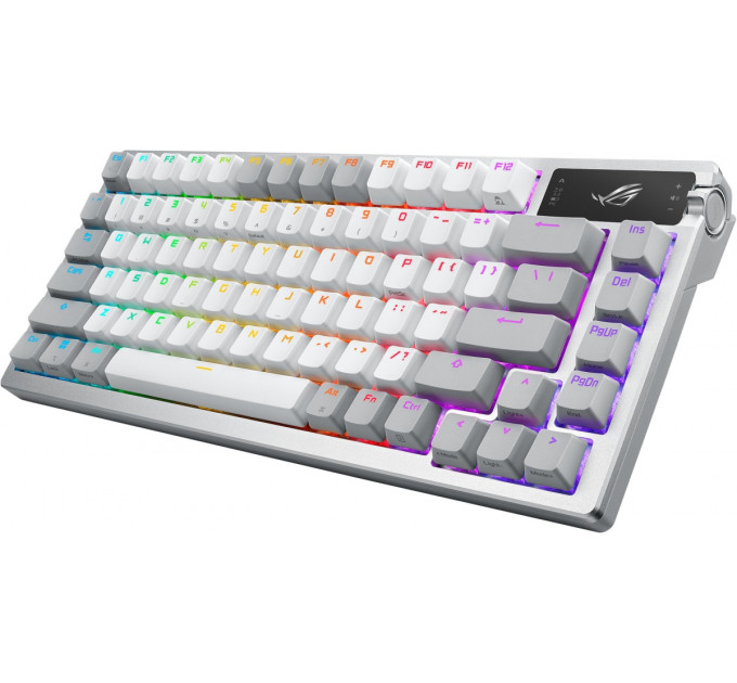 Клавіатура бездротова Asus ROG Azoth RGB WL BT White (90MP031A-BKUA11)