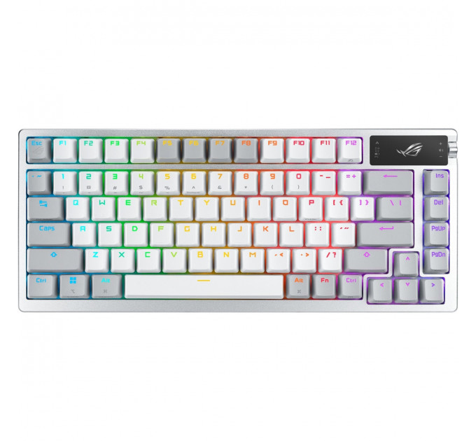 Клавіатура бездротова Asus ROG Azoth RGB WL BT White (90MP031A-BKUA11)