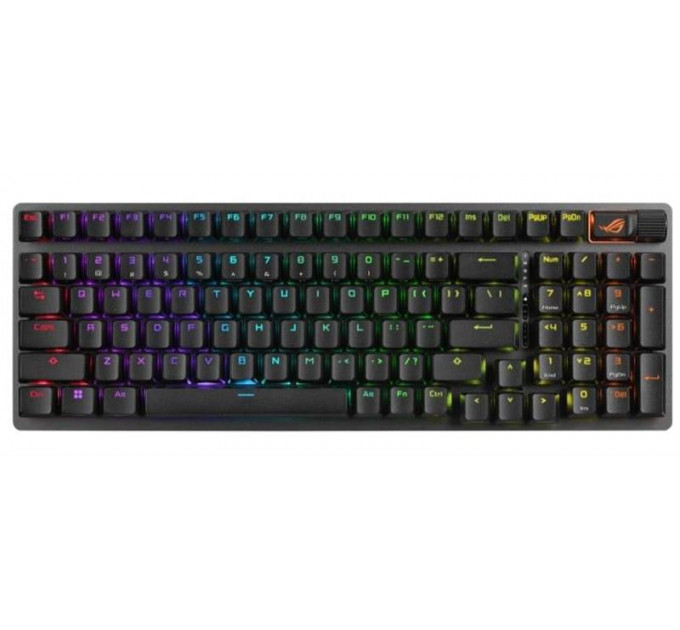 Клавіатура бездротова Asus ROG Strix Scope II 96 RGB NX Wireless Black (90MP037A-BKUA01) 