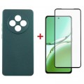 Dengos Чохол до мобільного телефона Dengos Oppo Reno 12 F/FS Soft + glass (Green) (DG-KM-115)