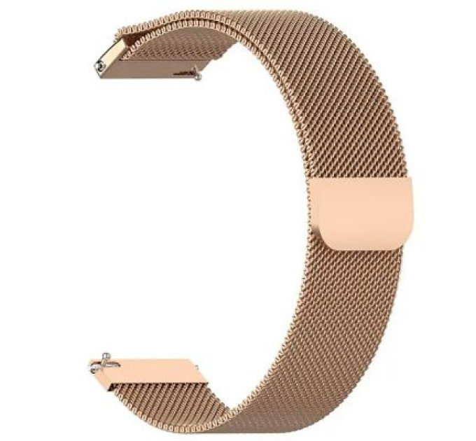 BeCover Ремінець до смарт-годинника BeCover Milanese Style для Samsung Galaxy (20mm)/Watch 5/ Watch 4.../Gear S2 Classic/Gear Sport Brown (707672)