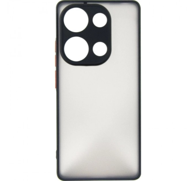 Dengos Чохол до мобільного телефона Dengos POCO M6 Pro 4G Matte + glass (Black) (DG-KM-111)