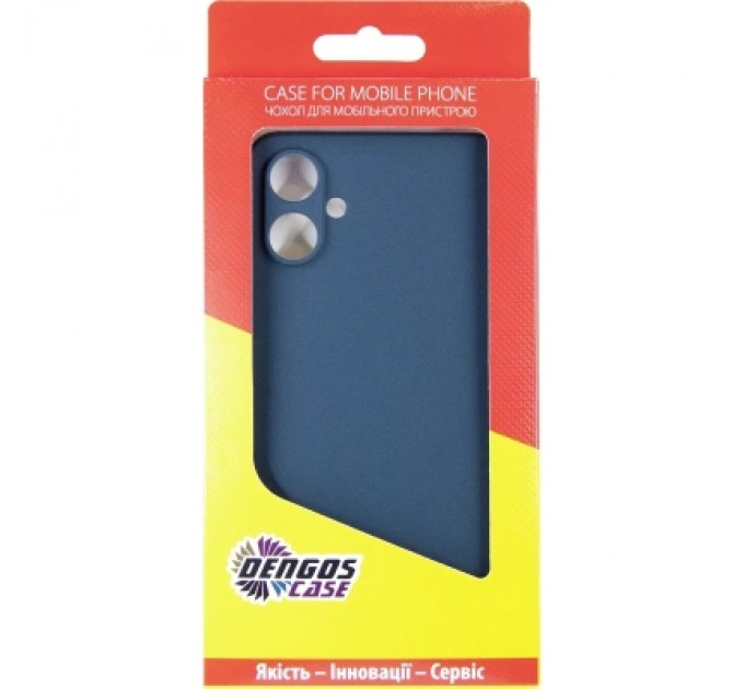 Dengos Чохол до мобільного телефона Dengos Samsung Galaxy A06 Carbon + glass (Blue) (DG-KM-114)