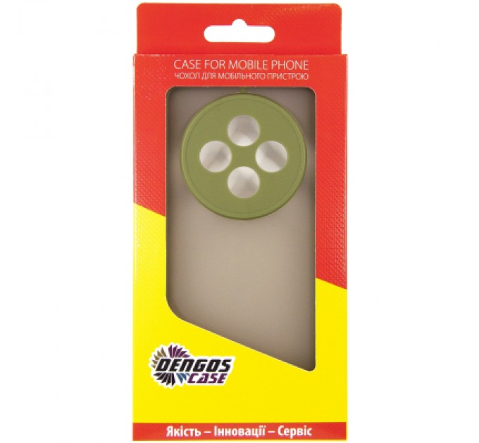 Dengos Чохол до мобільного телефона Dengos Matte Oppo Reno 12 F/FS (Green) (DG-TPU-MATT-148)