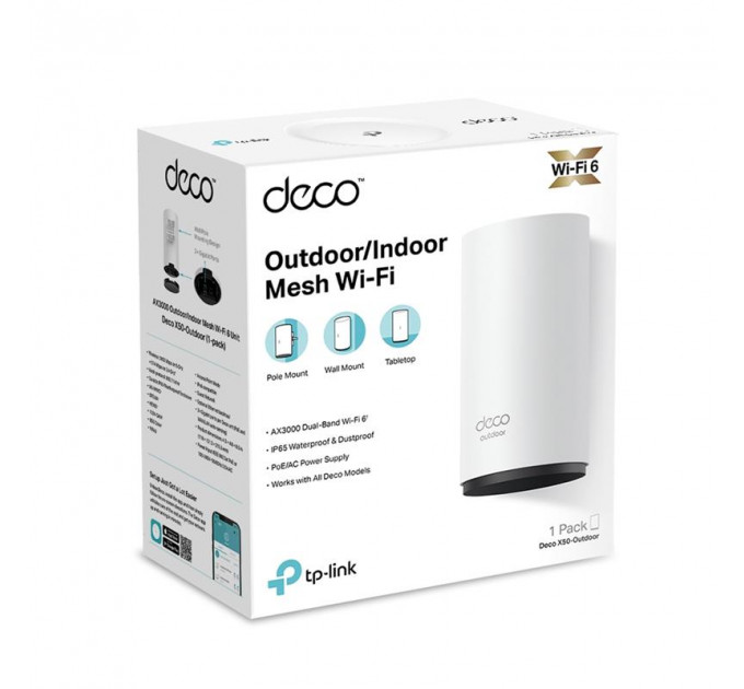 WiFi Mesh система TP-Link Deco X50-Outdoor(1-pack)