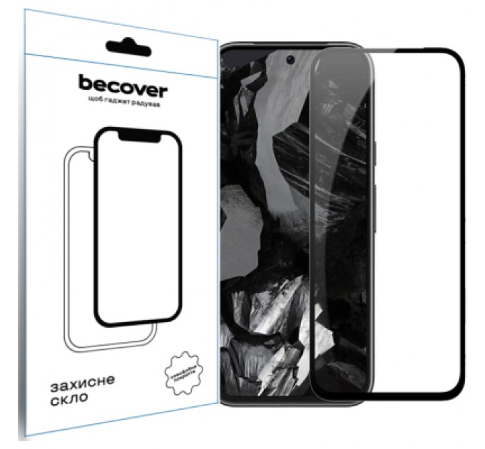 BeCover Скло захисне BeCover Google Pixel 8a Black (711663)