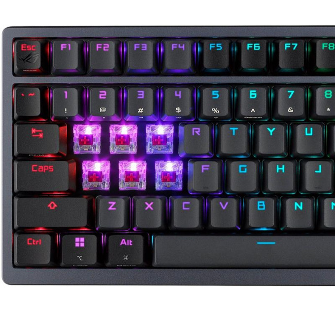 Клавіатура бездротова Asus ROG Azoth RGB WL BT Black (90MP0316-BKUA01)
