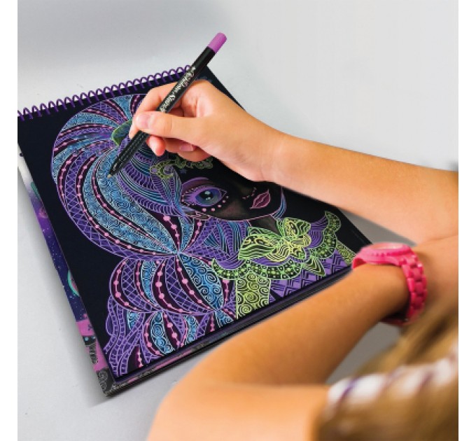 Набір для творчості Nebulous Stars Скетчбук Екліпсія Чорні аркуші (11121)