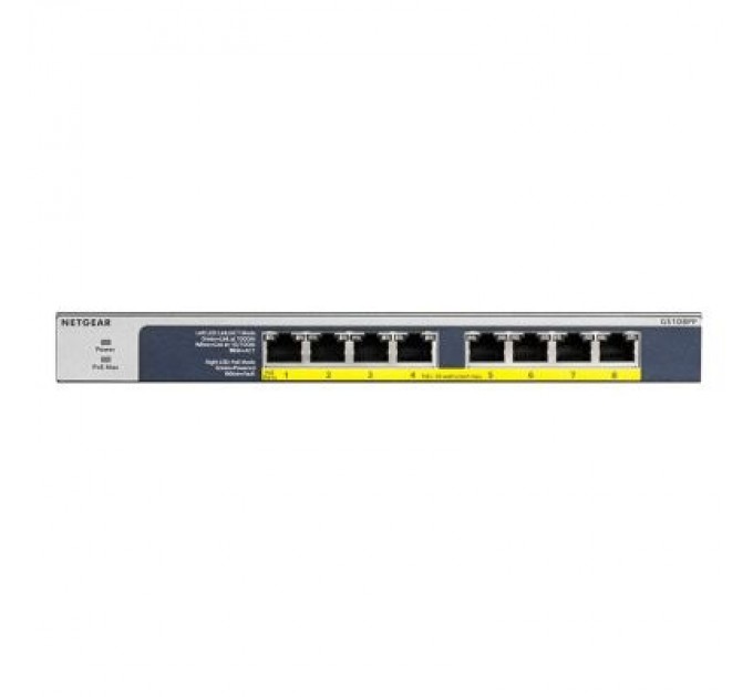 Netgear Комутатор мережевий Netgear GS108PP-100EUS