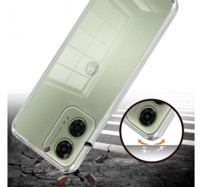 BeCover Чохол до мобільного телефона BeCover Motorola Moto G04/ E14 Transparancy (712286)